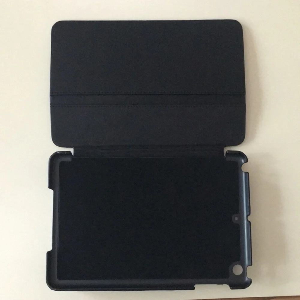 Restoration Hardware Black leather mini ipad cover